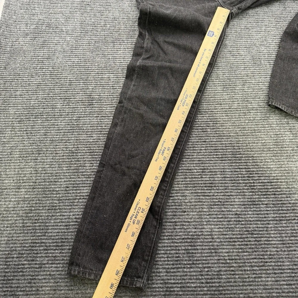 Levis Made & Crafted Shuttle Jeans Mens 30x30 Black Denim Rainbow Neppy Blue Tab